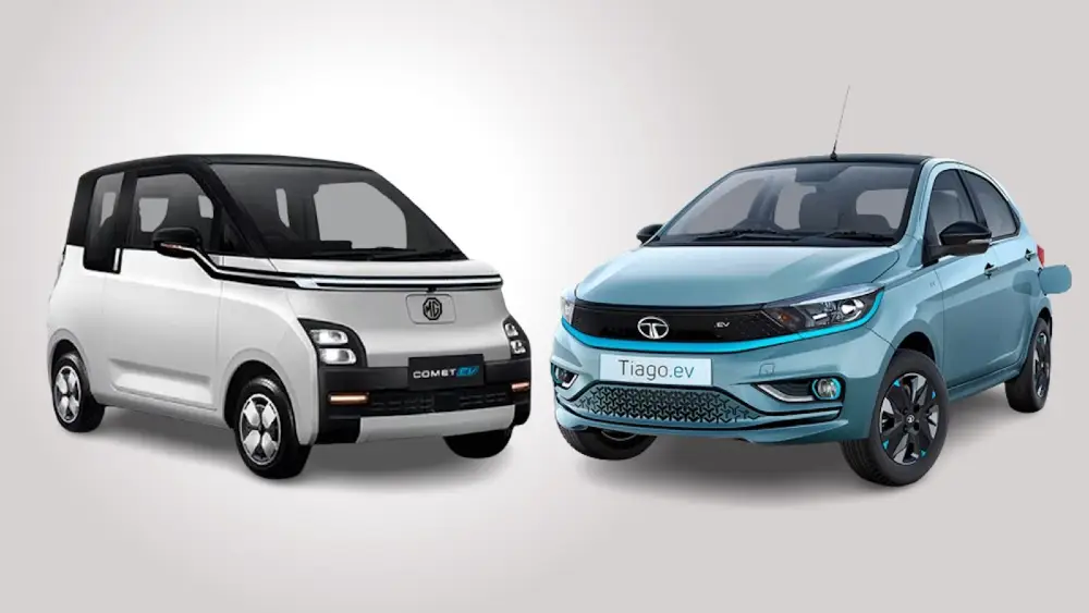 MG Comet EV vs Tata Tiago EV