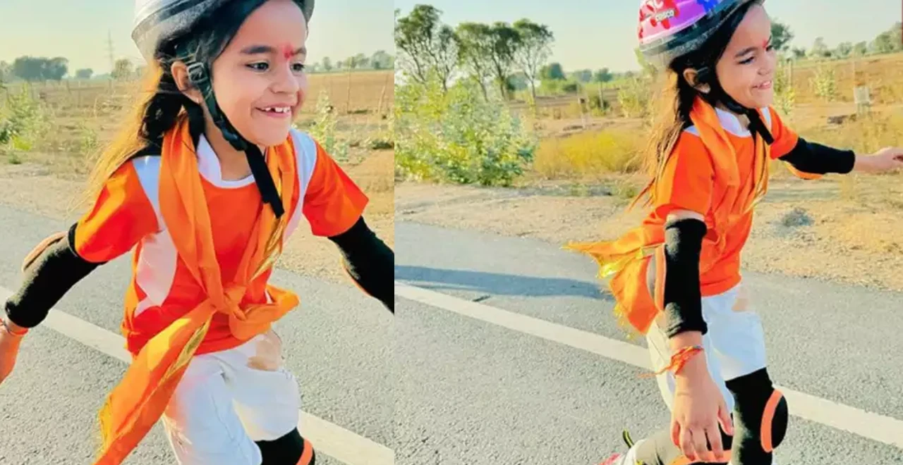 Simran Patel Will Go Ram MandiR Ayodhya By Skating With His Brother